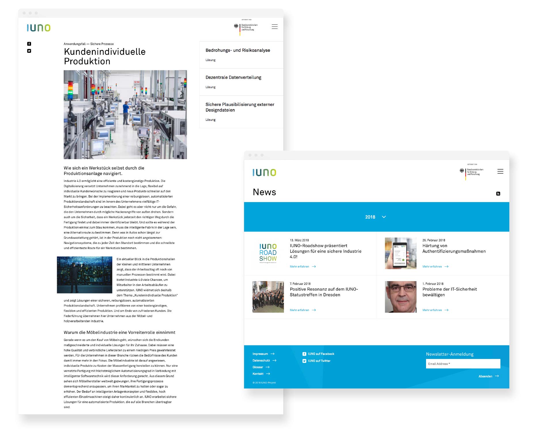 iuno-projekt.de Website